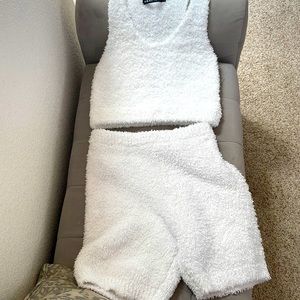 2 pc skim inspired set. Shorts and cropped top